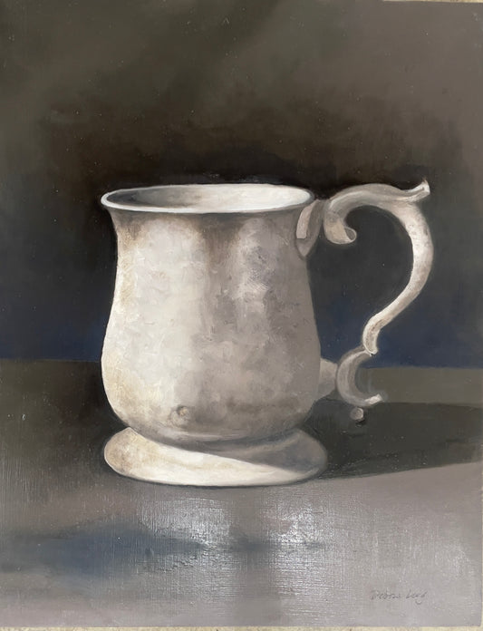 Pewter Mug | Oil Painting |  14"x 11" x 7/8