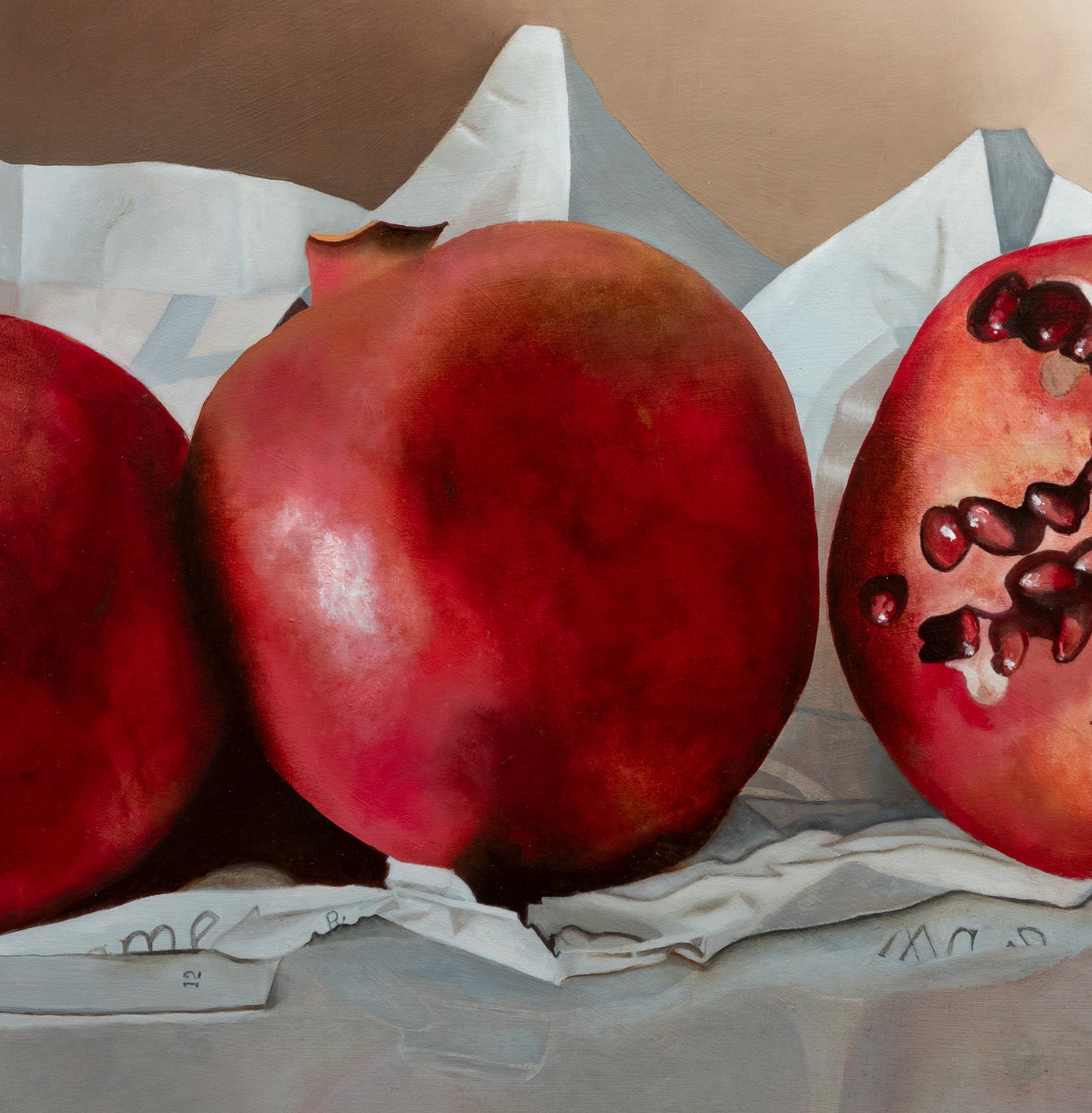 Pomegranates | Oil Painting | 40" x 30" x 1.5"