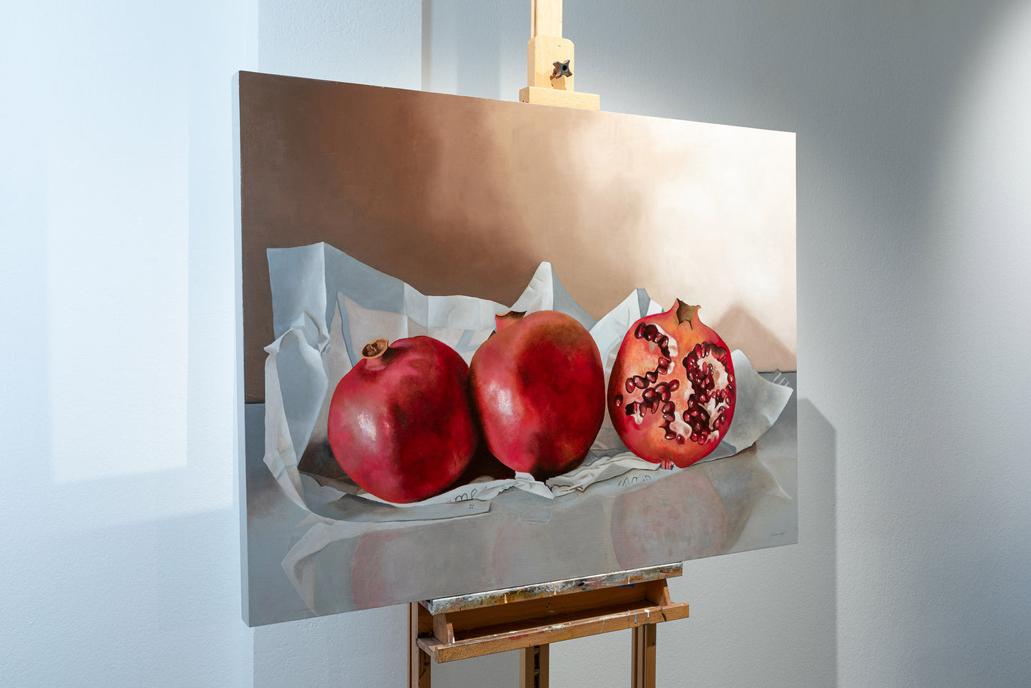 Pomegranates | Oil Painting | 40" x 30" x 1.5"