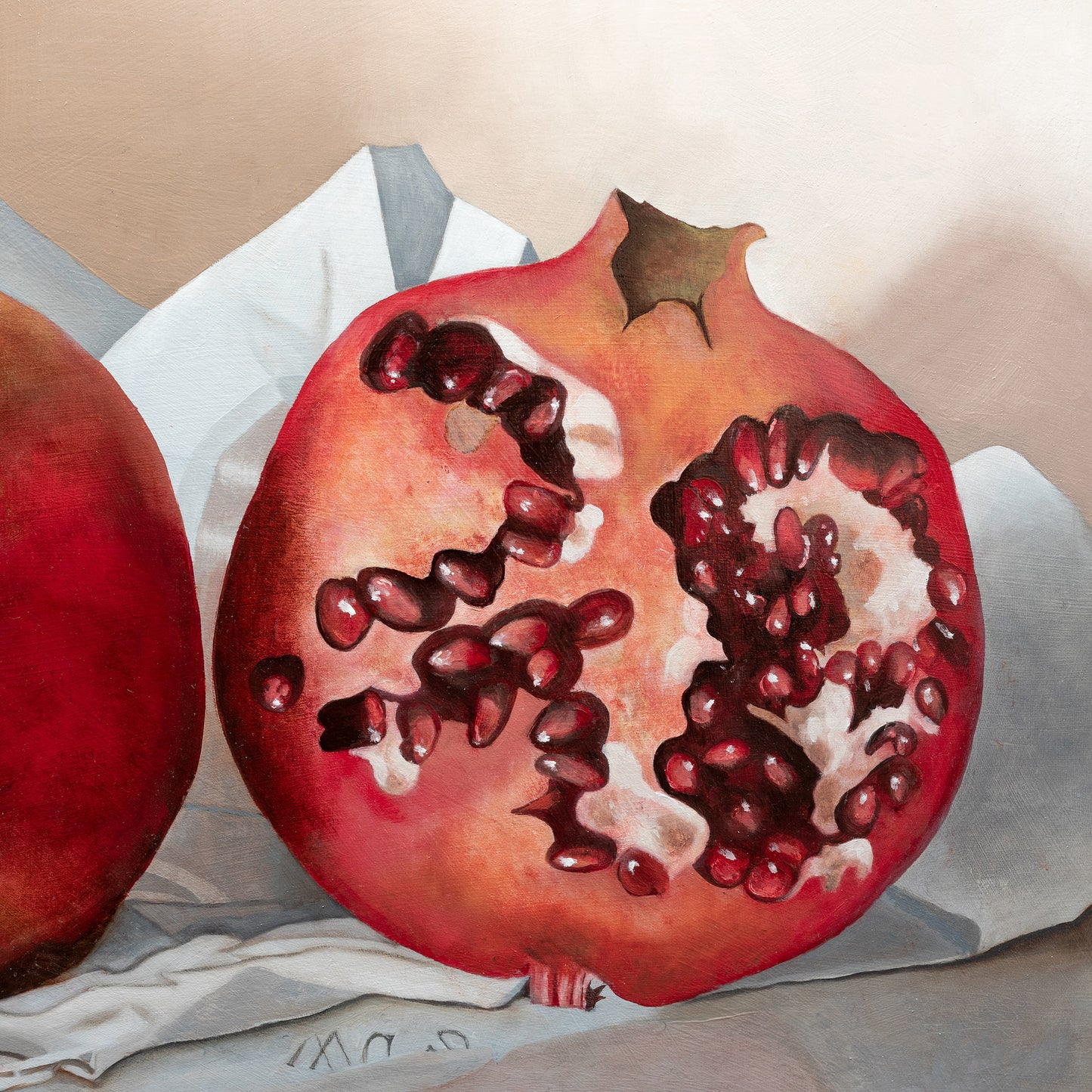 Pomegranates | Oil Painting | 40" x 30" x 1.5"