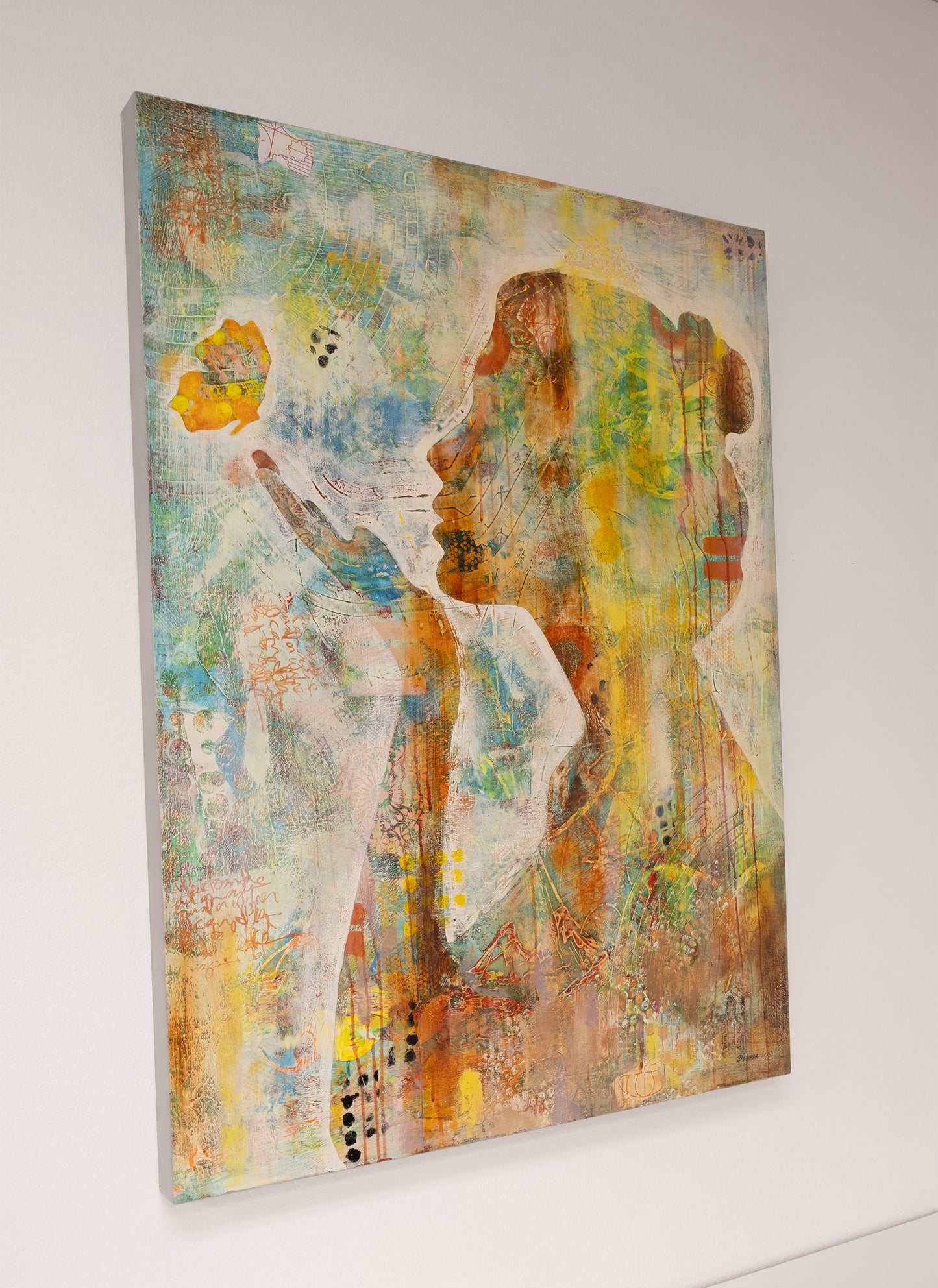 Wish | Mixed Media | 40"x 30" x 1.5"