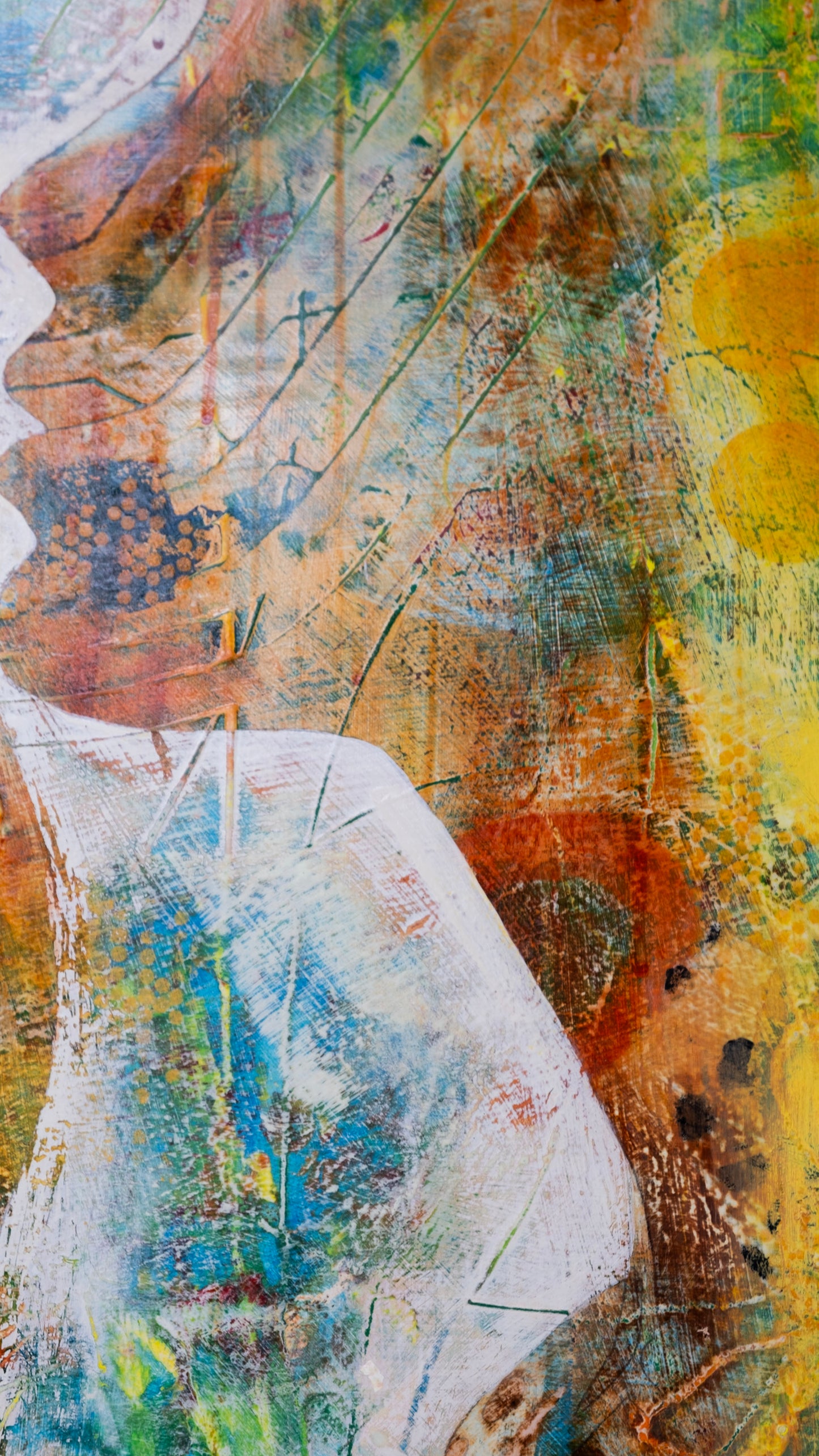 Wish | Mixed Media | 40"x 30" x 1.5"