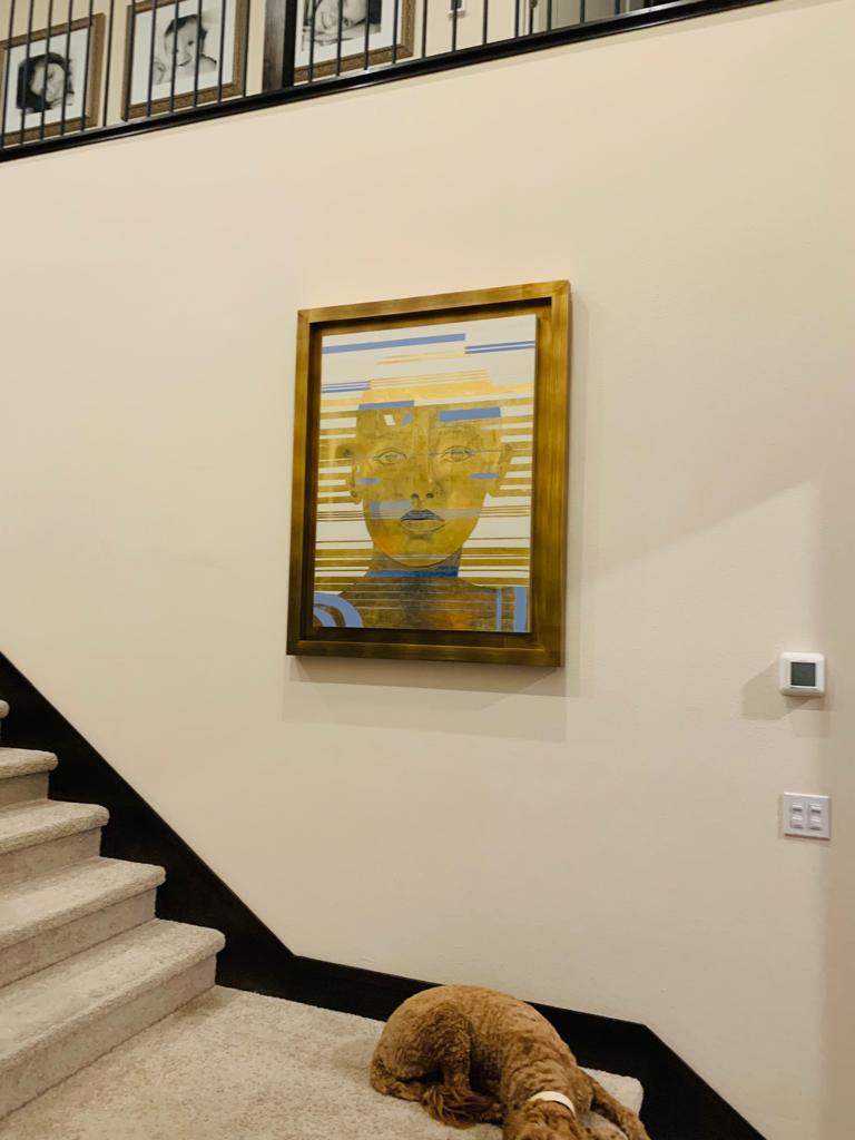 Unyielding Spirit | Gold Leaf | 40" x 30"