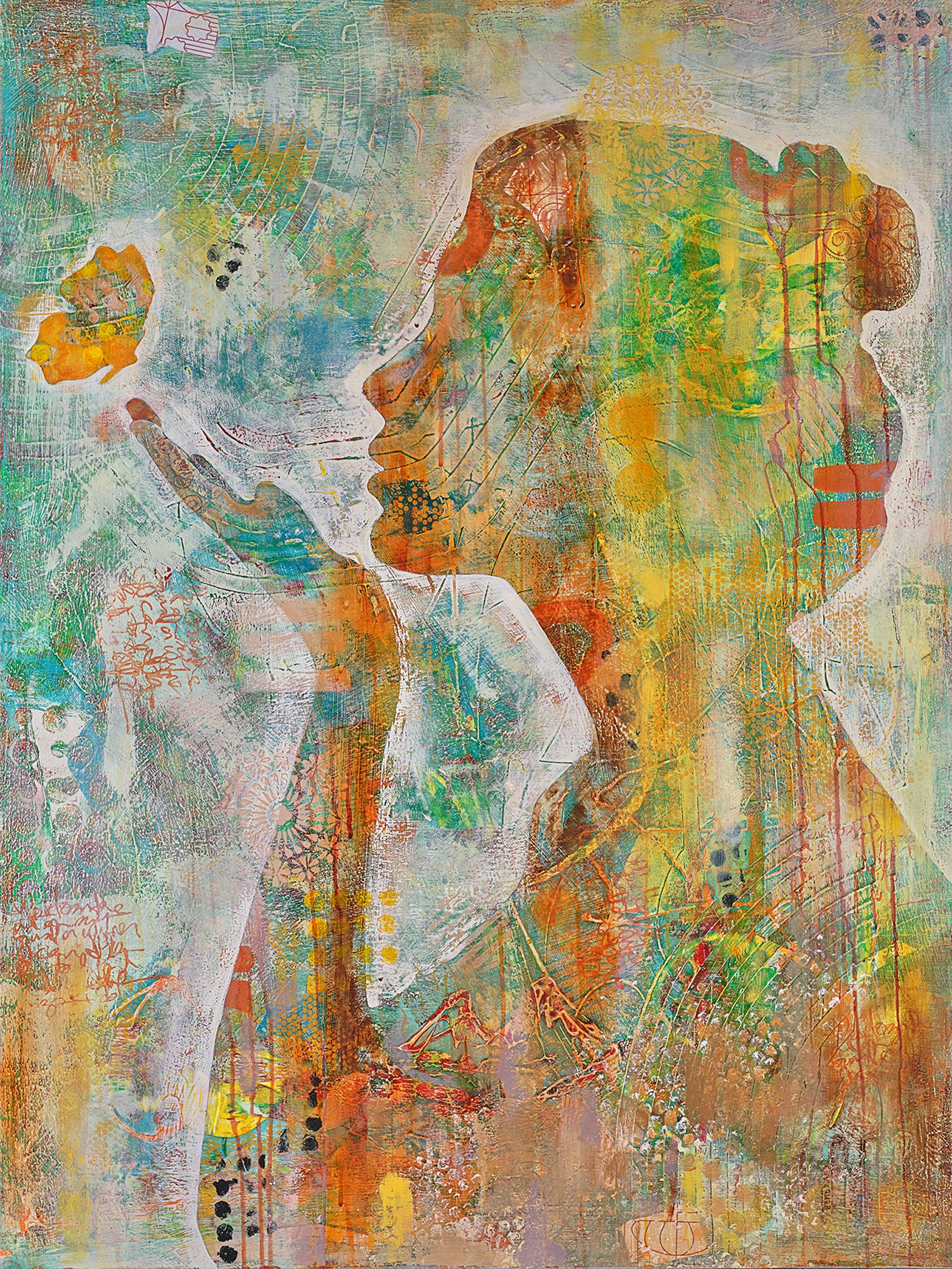 Wish | Mixed Media | 40"x 30" x 1.5"