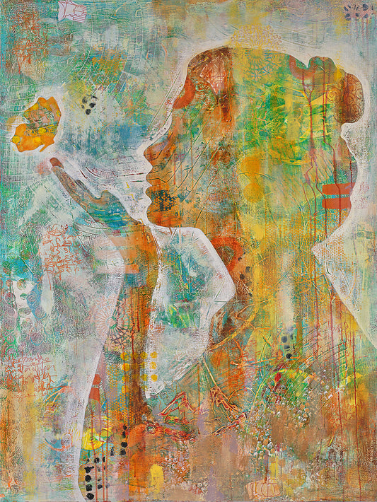 Wish | Mixed Media | 40"x 30" x 1.5"