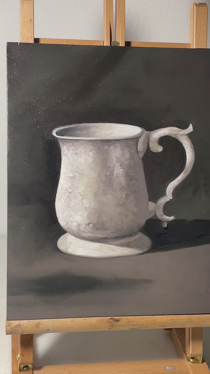 Pewter Mug | Oil Painting |  14"x 11" x 7/8