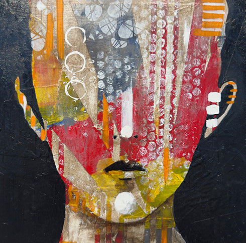 Idea / Acrylic on Wood Panel/ 12" x 12"
