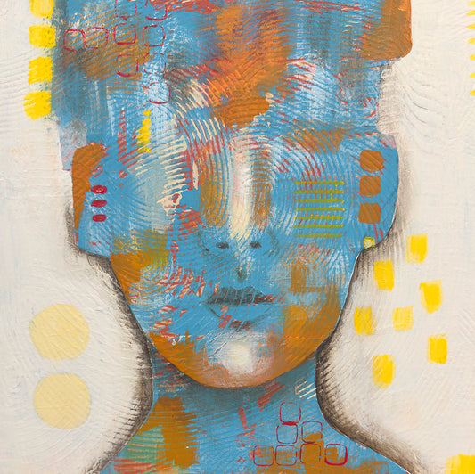 Concept / Acrylic on Wood Panel / 12" x 12"
