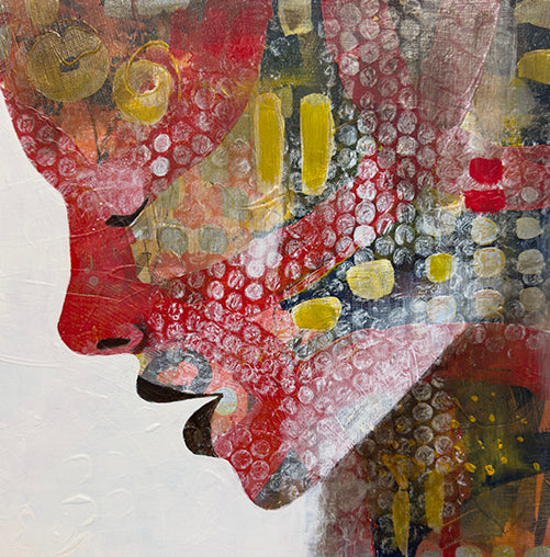 Key / Acrylic on Wood Panel/ 12" x 12"