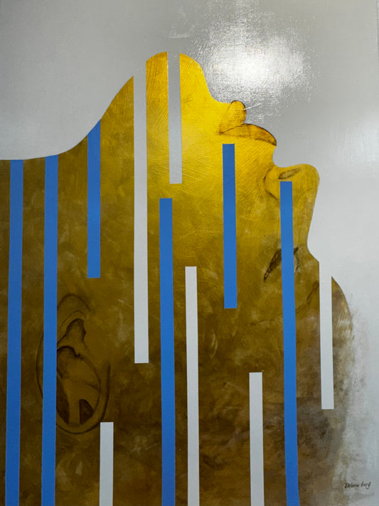 Perfil 2 / Acrylic on wood Panel / 30" x 40" x 1.5"