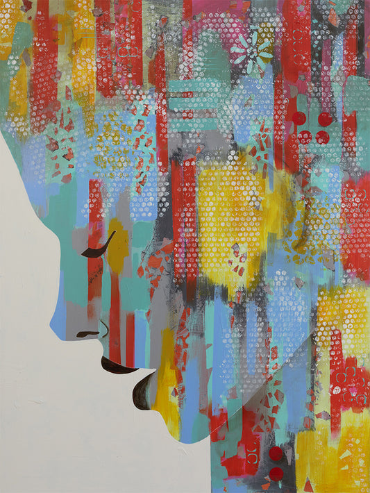 Chromatic Intraspection | Acrylic | 30"x40"X1.5|