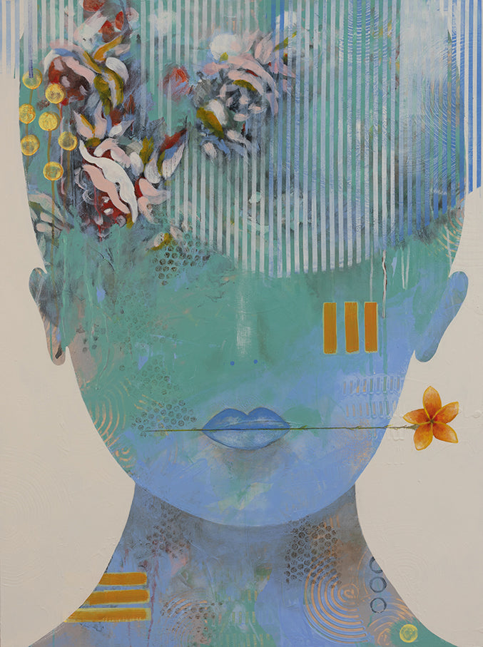 Resilient Bloom | Acrylic| 30"x40"x 1.5"