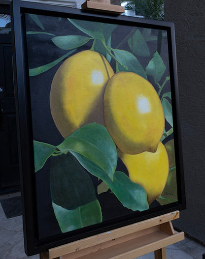 Lemons | Oil Painting | 24" x 20" x 7/8"